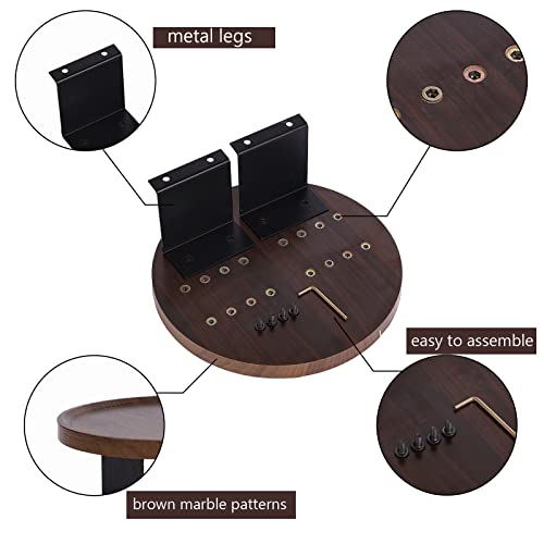 Sofa Arm Tray Table, Couch Arm Clip Table, Multi-Function Armrest Tray Table On Wide Couches For Eating/Drinks/Snacks/Remote/Control #TOP4