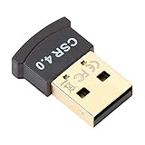 Adaptador, Mini Receptor USB 4.0 para Computadora, Transferencia Inalámbrica para Laptop Auriculares Altavoces Teclado Mouse para Windows 7/8/10 /...