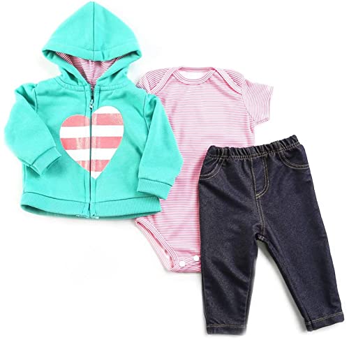 ZIYIUI - Puppenkleidung für Neugeborene Puppe, Rock und Stirnband für mit Kleid und Schuhen20-22 Puppen (50-55 cm), 3er Set Cover