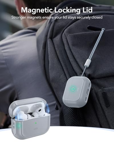 Image of ESR for AirPods Pro 2 Case, Compatible with MagSafe, Gray
