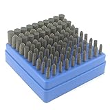 Luo ke 100Pcs Sesame Polishing Bits, 1/8'' Shank Rubber & Abrasive Mounted Polishing Tips for Rotary Tool