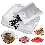 Einweg-Teefilterbeutel für losen Tee, mit Kordelzug, natürliche leere...