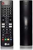 Mando a distancia universal de repuesto OEM AKB76037601/AKB76040302 compatible con todos los televisores inteligentes LG LED OLED LCD Webos 4K 8K UHD HDTV HDR con Prime Video, LG