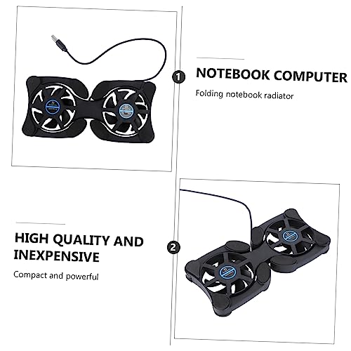 Base enfriadora portátil para laptop con ventiladores miniatura 6