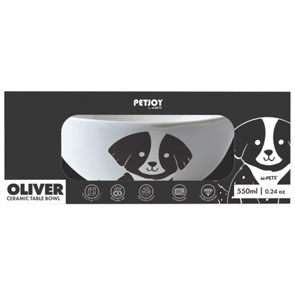 M-PETS OLİVER SERAMİK MAMA KABI 550ML