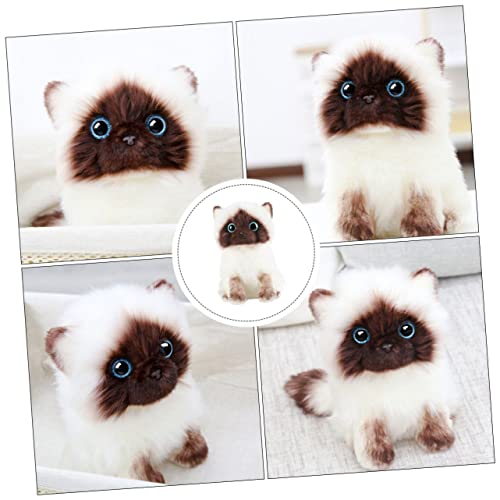Peluche chat siamois Yardwe : doudou doux et décoration de chambre