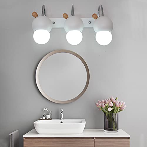 Éclair de maquillage sans éblouissement avec la lampe miroir LED blanche