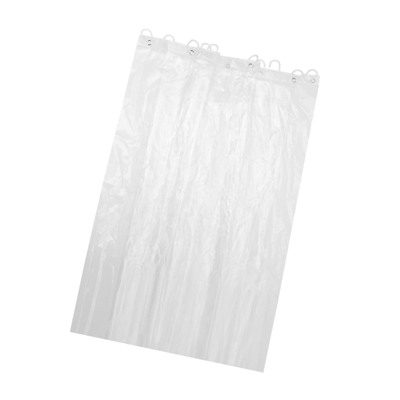 Alipis Transparent Shower Curtain Liner Magnetic Bathroom Curtain for Hotel Use and Soft Material Quick Drying for Home Decoration