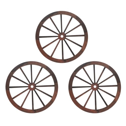 Atmosfera da cowboy del West: la decorazione a forma di ruota da cowboy del West porta lo stile del selvaggio West nel tuo spazio, esaltando l'atmosfera artistica e fungendo da iconico elemento decorativo rustico a forma di ruota di carro da parete