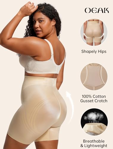 OEAK Womens Shapewear Tummy Control High Waisted Body Shaper Panties Underwear Seamless Shorts & Briefs Girdle Shapewear3