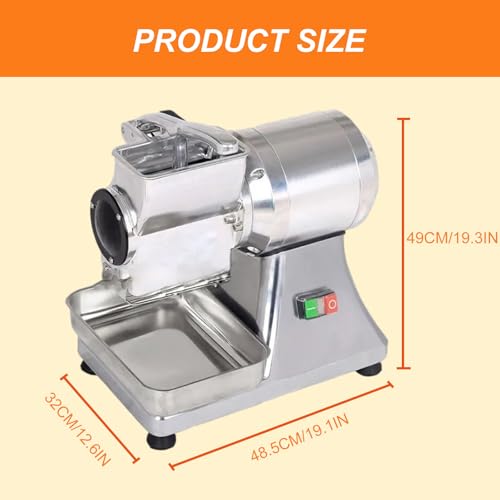 Rallador eléctrico comercial para queso multifuncional miniatura 3