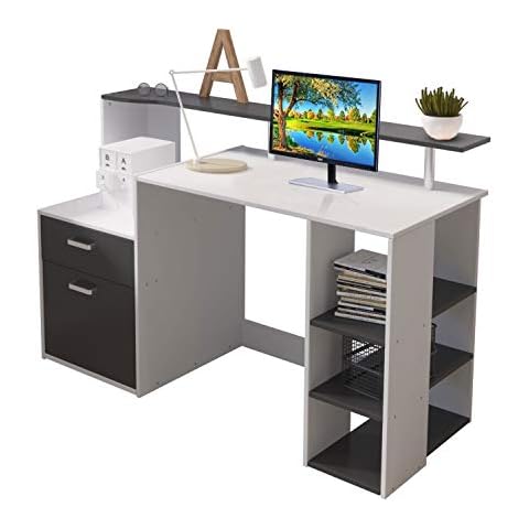 Hadwin Outwin Corner Folding Desk with Storage Cover