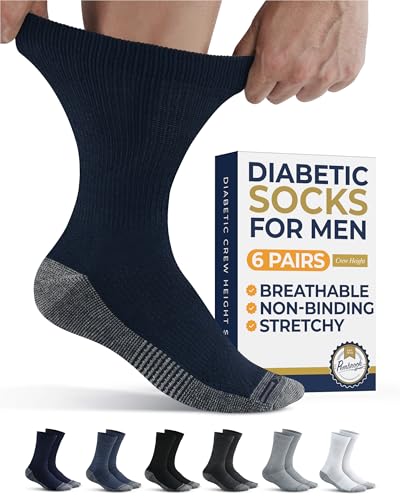 Pembrook Men's Diabetic Crew Socks