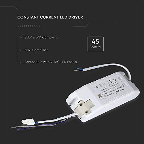 Controlador regulable de 45W para panel V-TAC que elimina parpadeos de luz 5