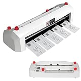 Máquina cortadora automática de tarjetas de visita con sistema de 9 hojas, para imprentas y oficinas
