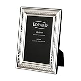 ✔ FÁCIL DE LIMPIAR: gracias a la protección contra el deslustre, todas los marcos EDZARD están equipadas con una protección especial contra el deslustre, un paño húmedo es suficiente para el cuidado de vez en cuando.