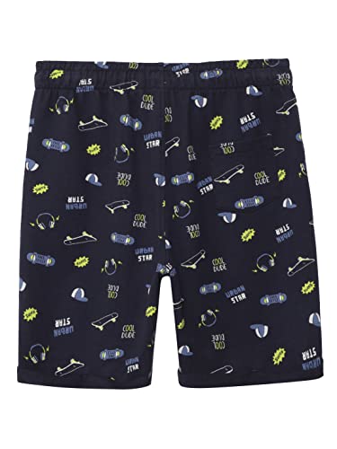 Image of Jockey CB03 Boys Super Combed Cotton French Terry Printed Shorts with Turn Up Hem Styling (Colors & Prints May Vary)