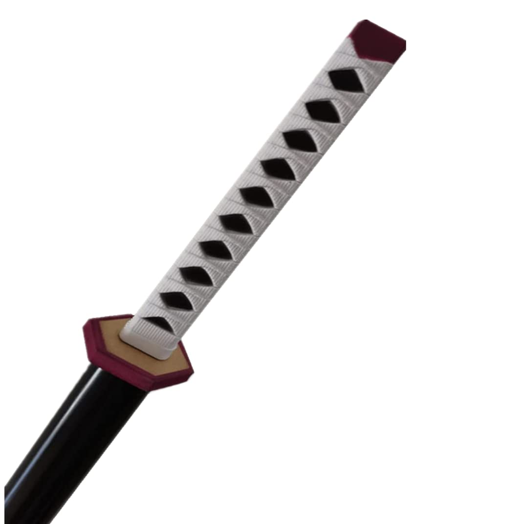 damdos Halloween Prop for Demon Slayer Katana Agatsuma Zenitsu Cosplay Sword Kamado Tanjirou Swords Shinazugawa Sanemi Weapons PU Material Xmas Birthday Gifts (Tomioka Giyuu)