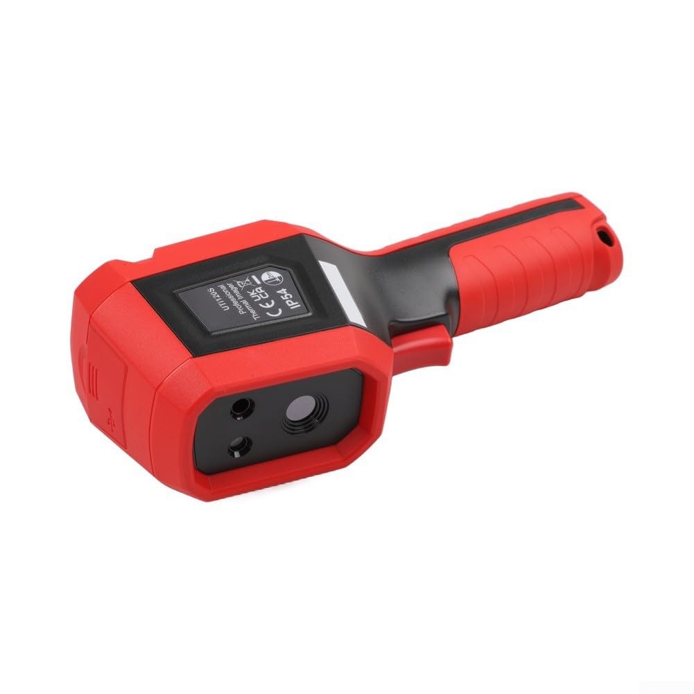 UTi120S Handheld Wärmebildkamera 120x90 IR Detektor für HVAC Elektrische Gebäudeinspektion -20 bis 400 C Reichweite IP54 Wasserdicht mit 2,4 Zoll LCD-Bildschirm und USB-C-Ladung Rot