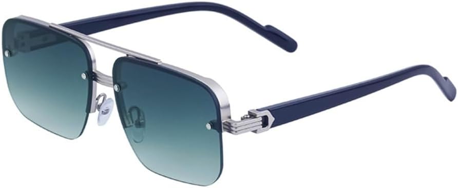 MUTYNE Semi Rimless Sunglasses Women Square Luxury Sunglasses For Men Vintage Fashion Glasses Shades