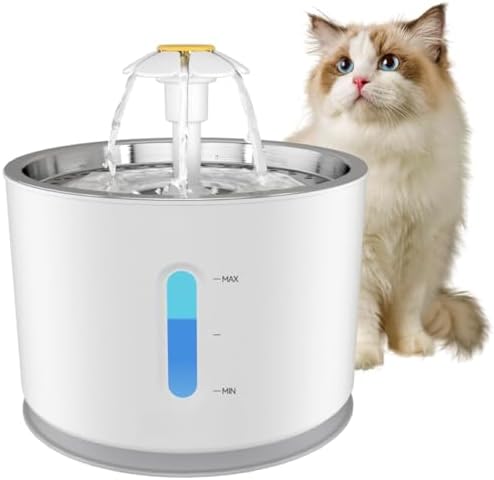 Bebedouro Gato Tipo Fonte De Água Automatico Dispensador 2,4L Elé...