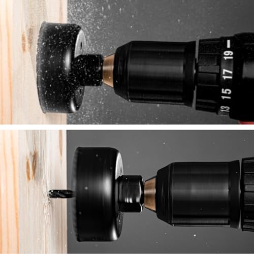 Jogo Kit Serra Copo 7 Pç Madeira MDF Drywall Gesso Compensado 50mm 2” de 26 – 63mm