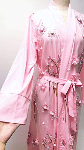 Hzux Elegant Muslim Dresses For Women Long Dress Women Abaya Dress Islamic National Robe Pink #TOP4