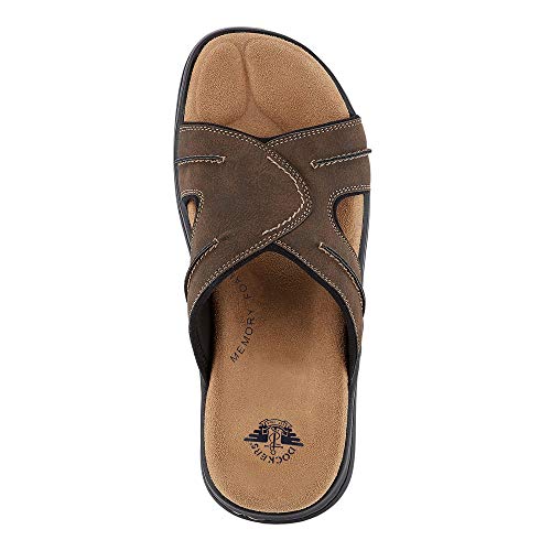 Dockers 90-21398-201 Men'S Slide Sandal, Dark Brown thumb #1