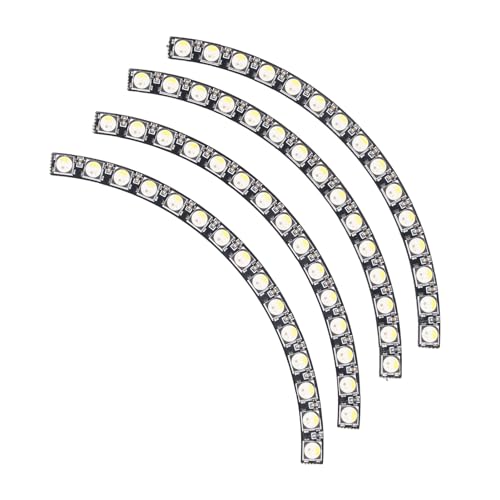 Anillo de luz LED RGB de 60 bits con chip SK6812 y controladores para proyectos de iluminación 3