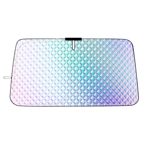 Jubilofex Protector Solar para Parabrisas | Protector Solar para Parabrisas | Protección Interior Anticalor con Bloqueo UV para Viajes Privacidad Estacionamiento Vehículos