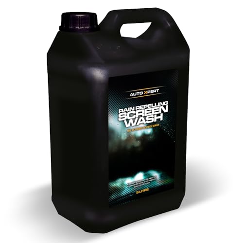 Auto Xpert Rain Repellent Screen Wash, The Ultimate Screen Wash, Ensures Safer Driving in Wet Conditions, Adds A Protective Barrier to Windscreen, Saves Wiper Blades, Ready to Use, 5 Litre