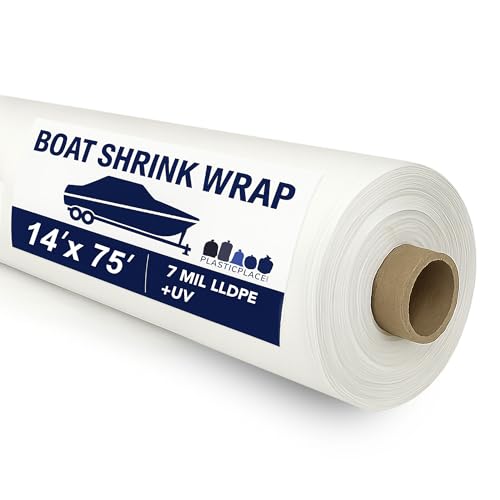 Plasticplace 14’ x 75’ Boat Shrink Wrap