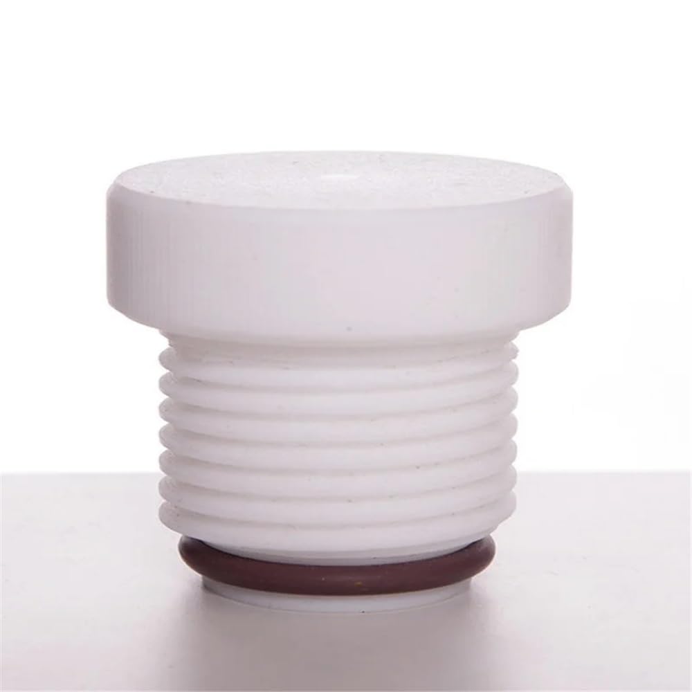 Cristalería de Laboratorio Tapón de PTFE con rosca for botella resistente a la presión, 7#, 15# y 25#, con junta tórica B10(B100025F)