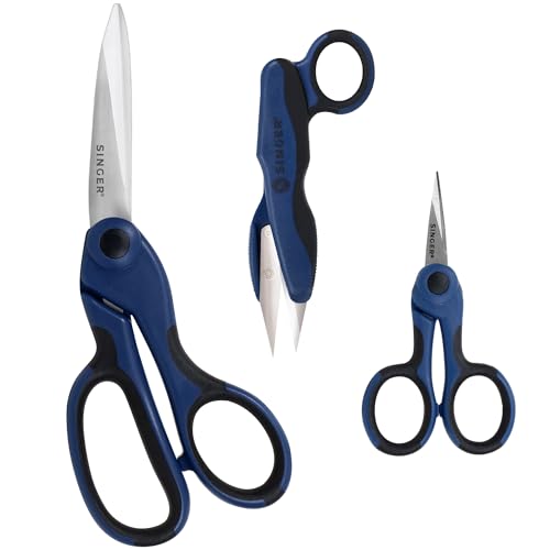 Image of SINGER ProSeries Sewing Scissors Bundle, Fabric, Detail & Snips, 3 Count