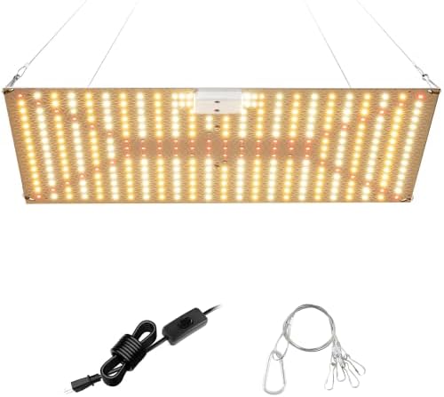 SERWING LED Grow Light, 500W Grow Lights for Indoor Plants Full Spectrum, Plant Growing Lamps for Hydroponics, Greenhouse, Seedling, Flowering Fruiting
