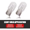 10 PCS Automotive T20 Brake Bulb, 1891/7443 12V 21/5W Quartz Glass Shockproof Anti-UV Dual-filament Mini Halogen Bulb, 360 Degree Lighting Replacement, Suitable for Most Cars (White)