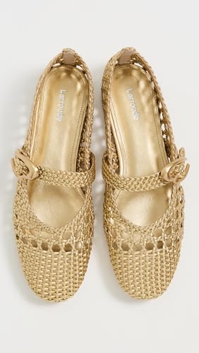 Larroudé Women's Verona Macrame Ballet Flats4