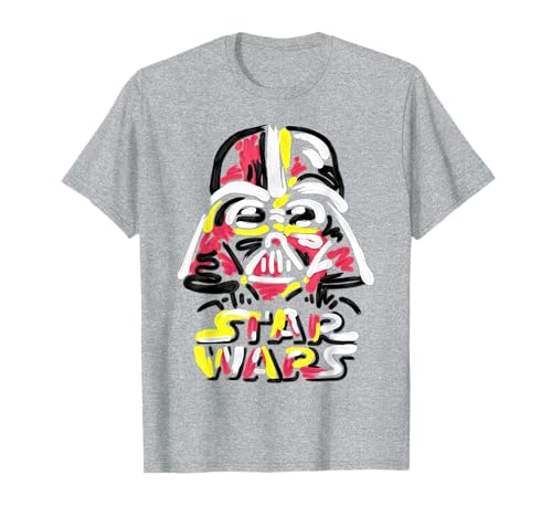 T-shirt Star Wars Darth Vader t-shirt geek noir imprimé graphique pour homme