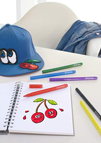 Faber-Castell Grip Color Markers - 20 Washable Fineline Markers #TOP5