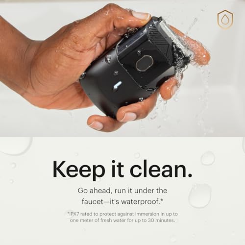 Manscaped 30-00150 ® The Handyman™ Compact Face Shaver – Portable Men’S Travel Facial Hair Groomer, Usb-C Rechargeable Electric Razor, Waterproof, Cordless, Dual-Action Skinsafe® Long-Hair Leveler & Foil Blades thumb #2