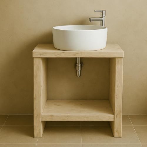 The Weathered wash stand sink unit bathroom basin vanity unit rustic shabby chic hand crafted solid wood
