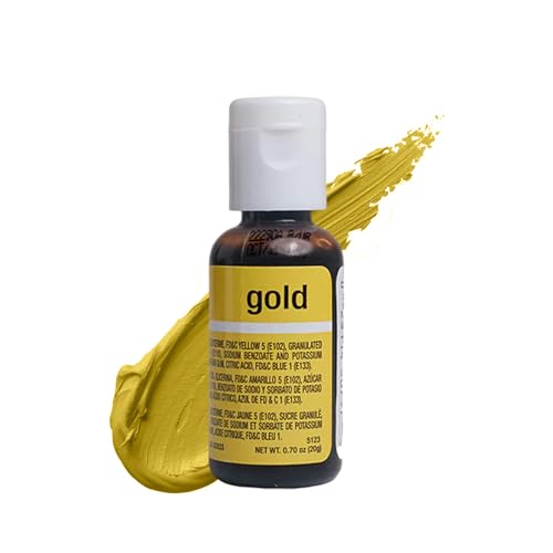 Chefmaster Liqua Gel (Gold), 20 Gm