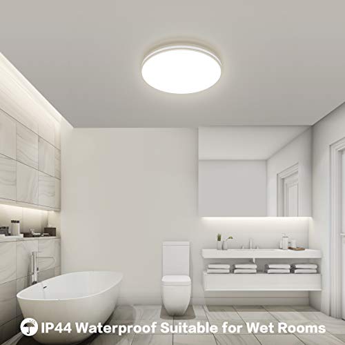 Öuesen Plafoniera LED Soffitto Bagno Lampada 20W