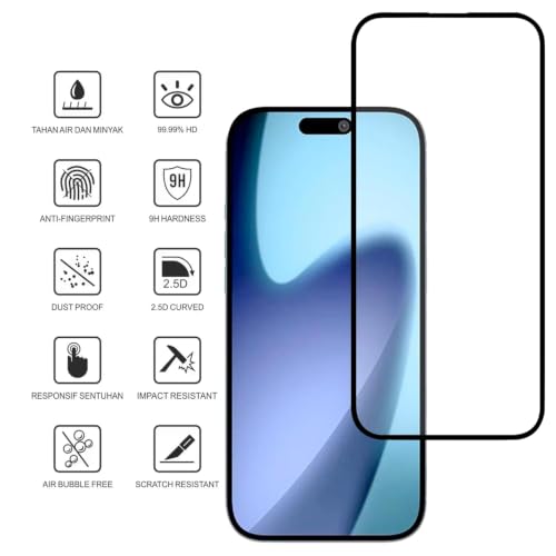 Image of DPJ Tempered Glass for iPhone (6.5 Inch) With Installation Kit | Military-Grade Gorilla Screen Protector | Edge to Edge Coverage |9H Hardness |Bubble-Free | Case Friendly | [Pack of 1]