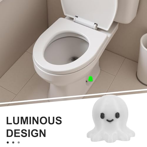 Tapas para pernos de inodoro en PLA blanco brillante accesorios decorativos baño 4