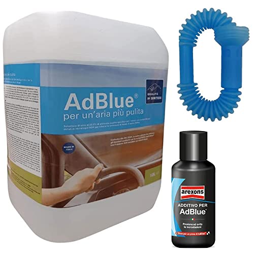 Generico Kit Cambio Completo Manutenzione ADBLUE per OTTIMIZZARE Il RENDIMENTO dei PROPULSORE Diesel. BIDONE 10 Litri Yara + ADDITIVO INCROSTAZIONI