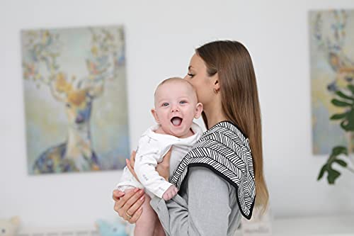 Baebae Goods Burp Cloths For Baby Boy & Girl - Ultra Absorbent Burping Rags - Anti Shrink Unisex Burpy Clothes - Super Soft Jersey Cotton, Large 21"X10" - Thick For Newborn Cloth Diapers - 6 Pack #TOP1