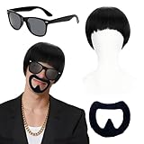CADEAUX PARFAITS : Cette perruque d'Halloween peut être offerte en cadeau à votre partenaire de fête ou à votre famille, vos amis ou vous-même. Assortissez leurs selfies, leurs hauts ou leurs tenues décontractées, ce qui leur permet de créer facilement un look élégant