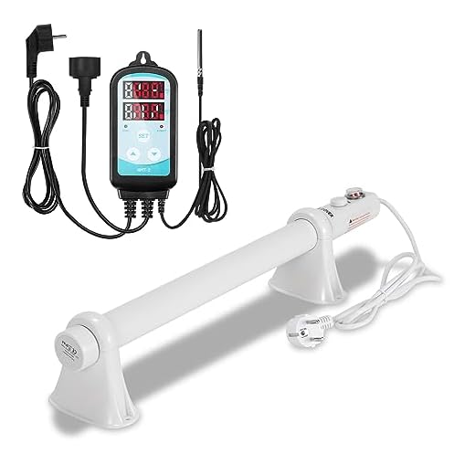 LERWAY Heizmatte Zimmergewächshaus Wärmematte Reptil Dragon Temperatur Heizkissen Amphibien Pet Mat Wärmer Bett Matte, 20,75"x10" Zoll, 21Watt 15 Sonnewelt 55W Gewächshausheizung mit thermostat gewächshaus Elektrische Heizung für Gewächshäuser mit eingebautem,Ideal für Schränke und Gewächshäuser