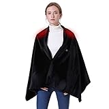 Venustas heated Shawl for women with battery pack 5V,Heat up to 12 hours
